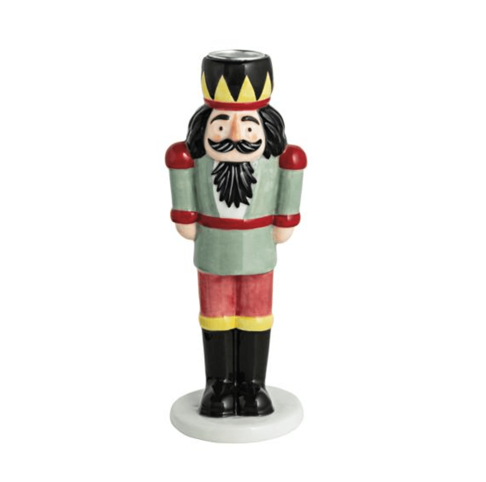 Medium Nutcracker Taper Holder - Veranda Cafe & Mercantile