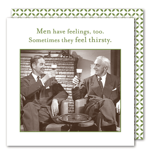 Men Have Feelings Too Beverage Napkins - Veranda Cafe & Mercantile