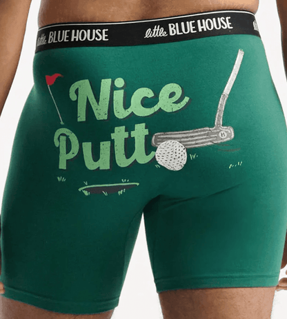 Men's Nice Putt Boxer Briefs - Veranda Cafe & Mercantile