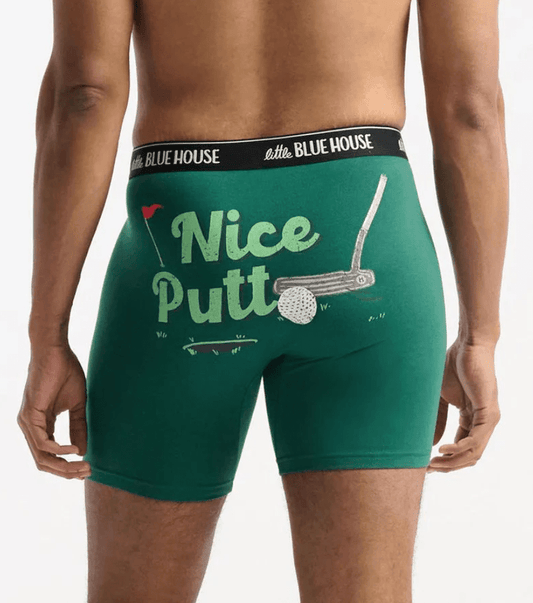Men's Nice Putt Boxer Briefs - Veranda Cafe & Mercantile