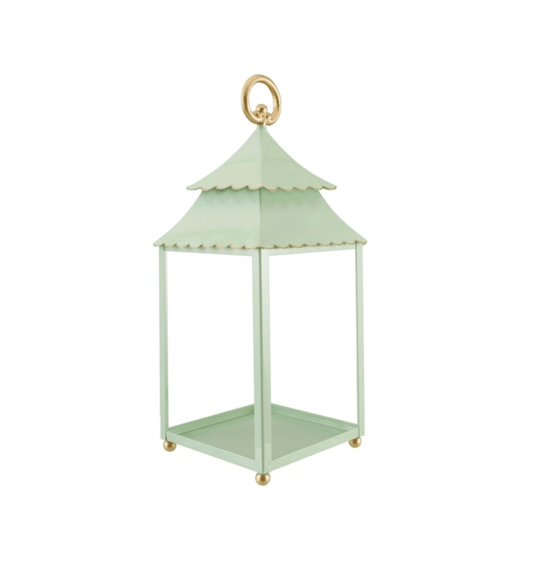 Metal Scalloped Lantern - Veranda Cafe & Mercantile