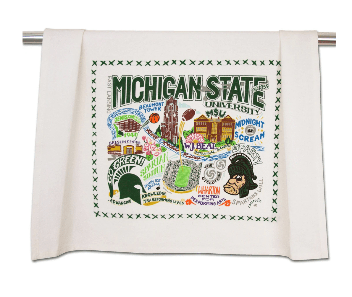 Michigan State University Dish Towel - Veranda Cafe & Mercantile