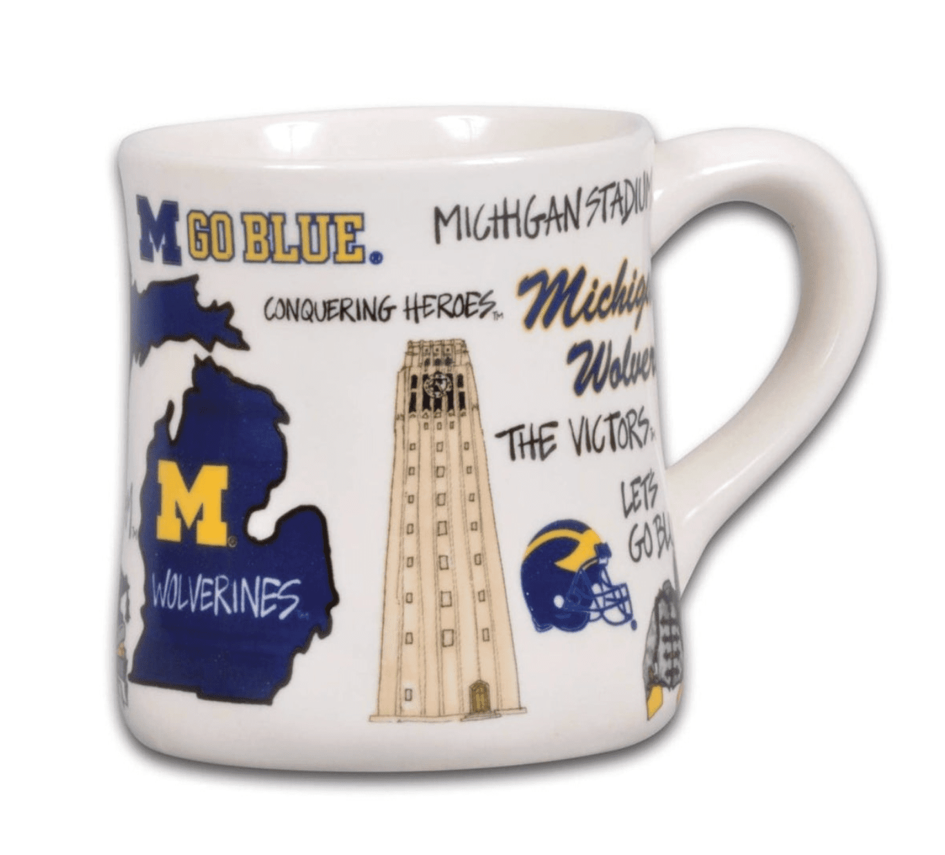 Michigan, University of Icon Mug - Veranda Cafe & Mercantile