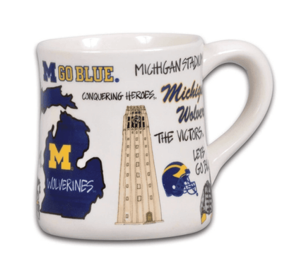 Michigan, University of Icon Mug - Veranda Cafe & Mercantile