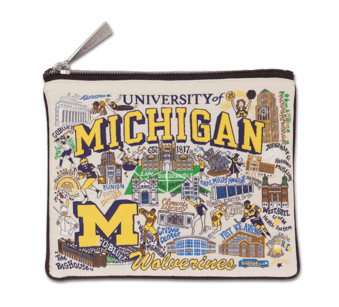 Michigan, University of Zip Pouch - Veranda Cafe & Mercantile