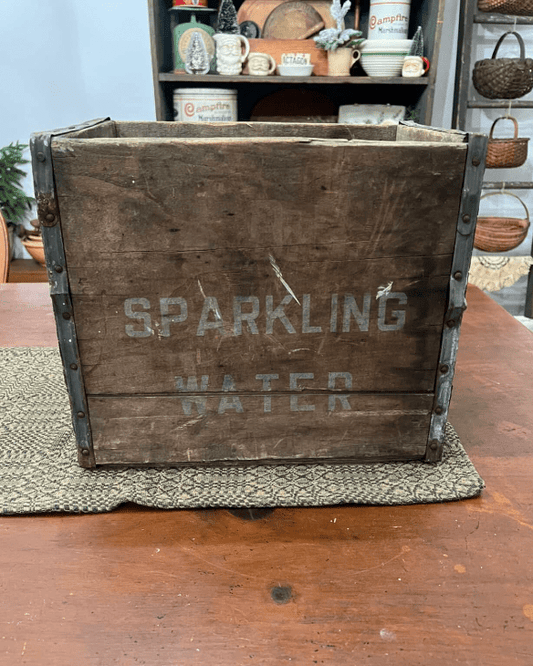 Mid 20th Century Sparkling Water Crate - Veranda Cafe & Mercantile
