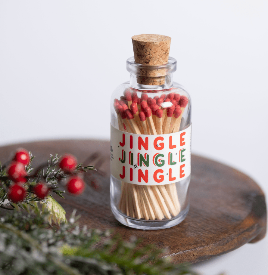Mini Apothecary Christmas Jingle Matches - Veranda Cafe & Mercantile
