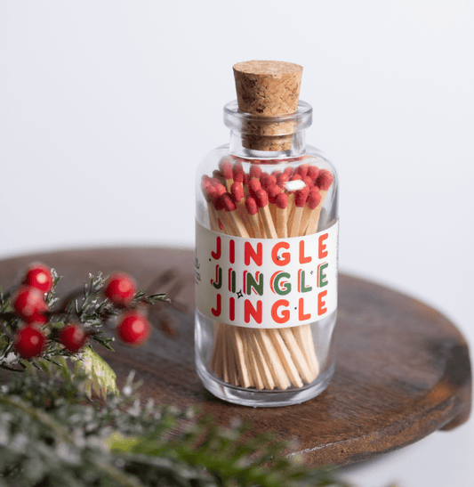 Mini Apothecary Christmas Jingle Matches - Veranda Cafe & Mercantile
