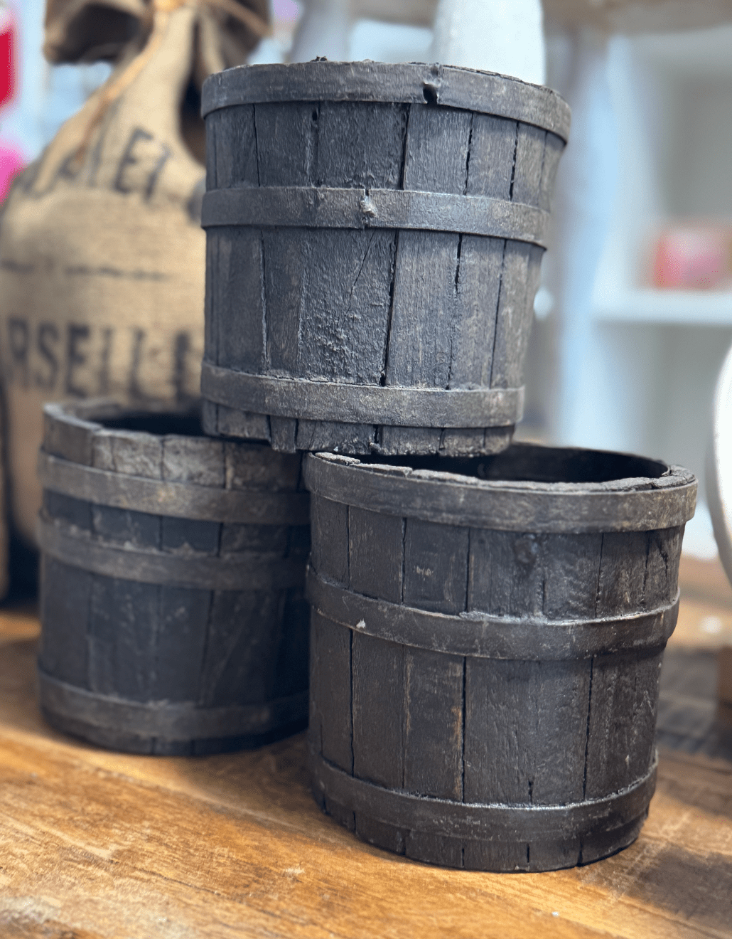 Mini Wooden Barrel - Veranda Cafe & Mercantile