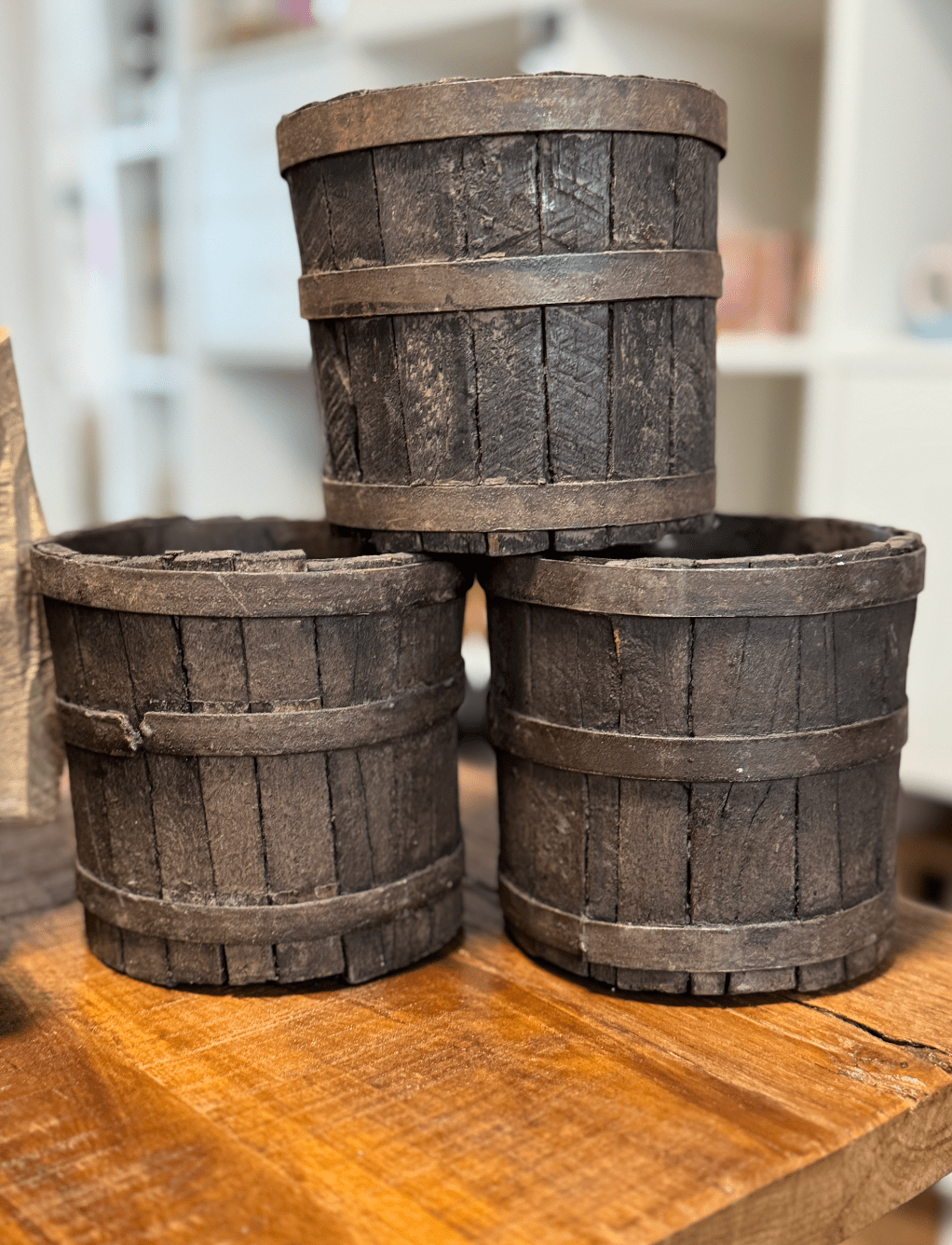 Mini Wooden Barrel - Veranda Cafe & Mercantile