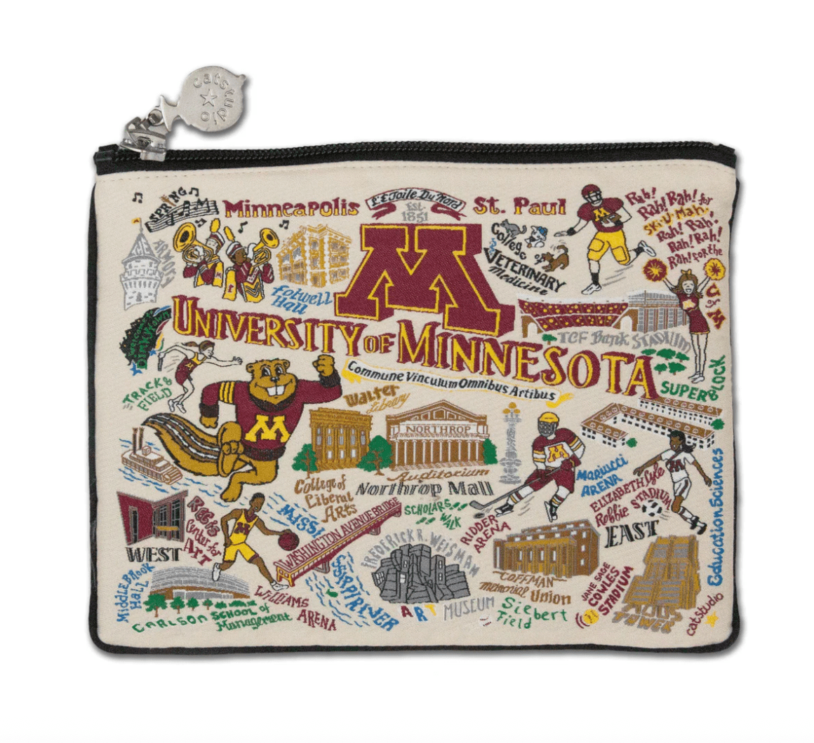 Minnesota, University of Zip Pouch - Veranda Cafe & Mercantile