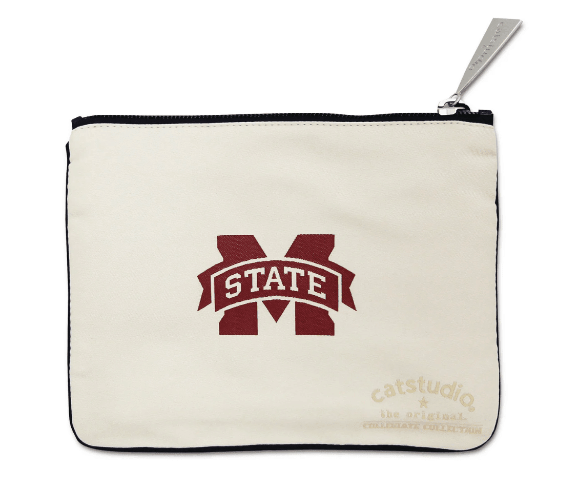 Mississippi State University Zip Pouch - Veranda Cafe & Mercantile