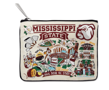Mississippi State University Zip Pouch - Veranda Cafe & Mercantile
