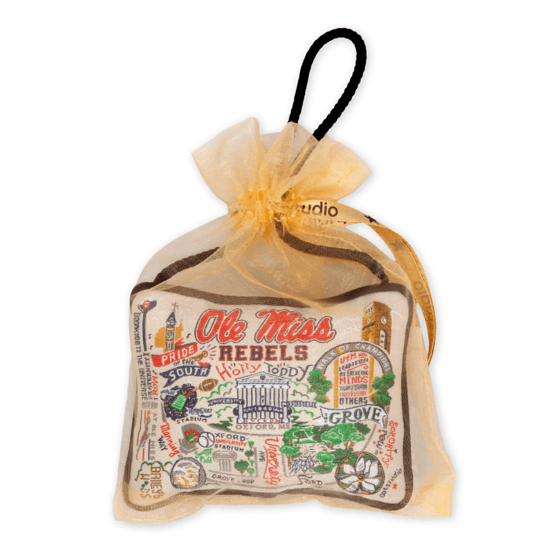 Mississippi, University of (Ole Miss) Mini Pillow - Veranda Cafe & Mercantile