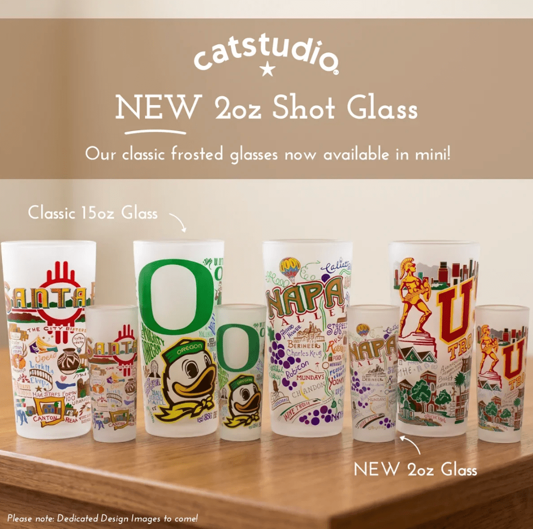 Mississippi, University of (Ole Miss) Shot Glass - Veranda Cafe & Mercantile