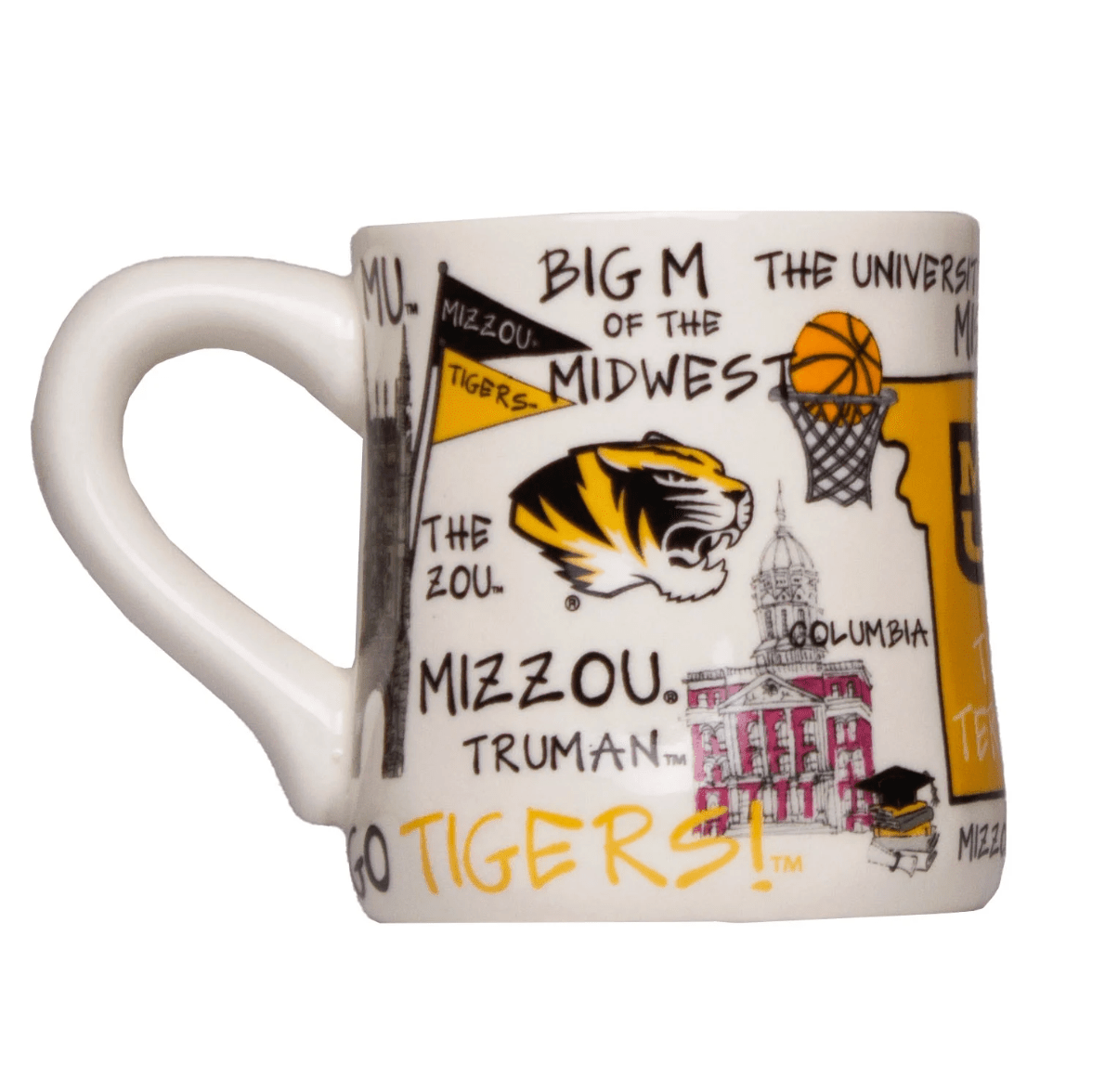 Missouri, University of (Mizzou) Icon Mug - Veranda Cafe & Mercantile