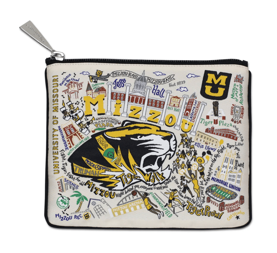 Missouri, University of (Mizzou) Zip Pouch - Veranda Cafe & Mercantile