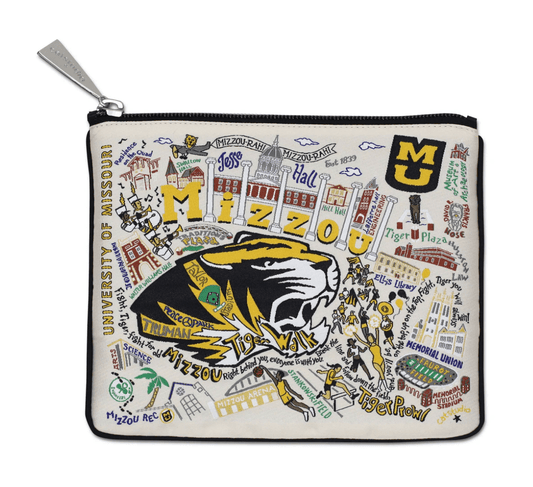 Missouri, University of (Mizzou) Zip Pouch - Veranda Cafe & Mercantile