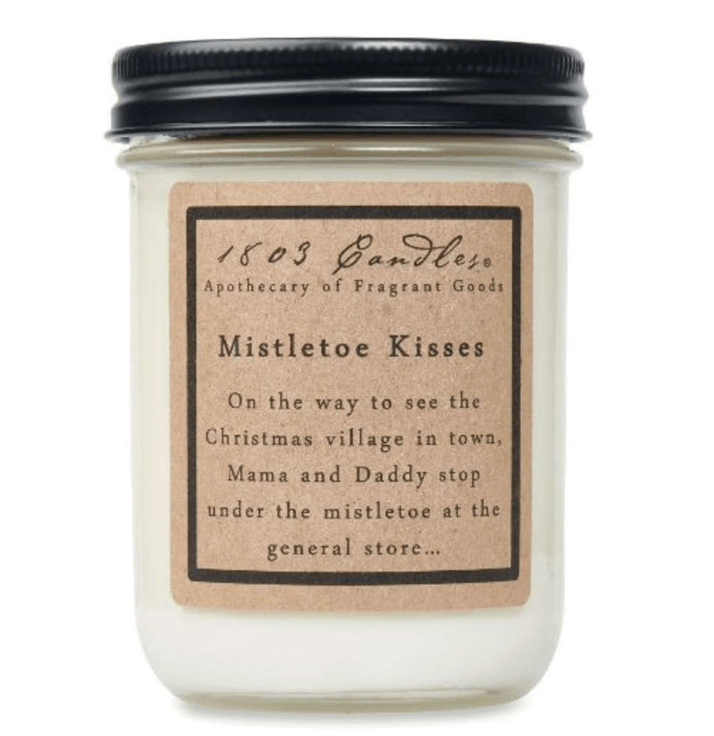 Mistletoe Kisses Candle - Veranda Cafe & Mercantile