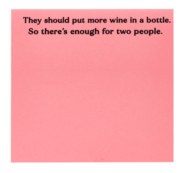 More Wine Sticky Notes - Veranda Cafe & Mercantile