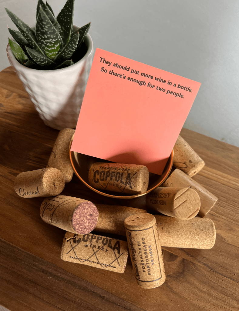 More Wine Sticky Notes - Veranda Cafe & Mercantile