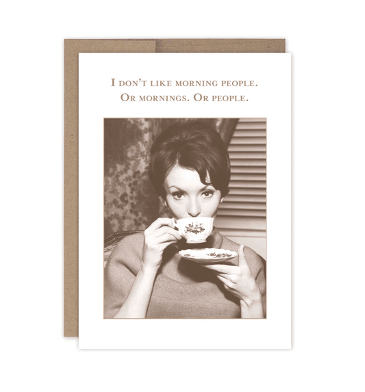 Morning People Birthday Card SM770 - Veranda Cafe & Mercantile