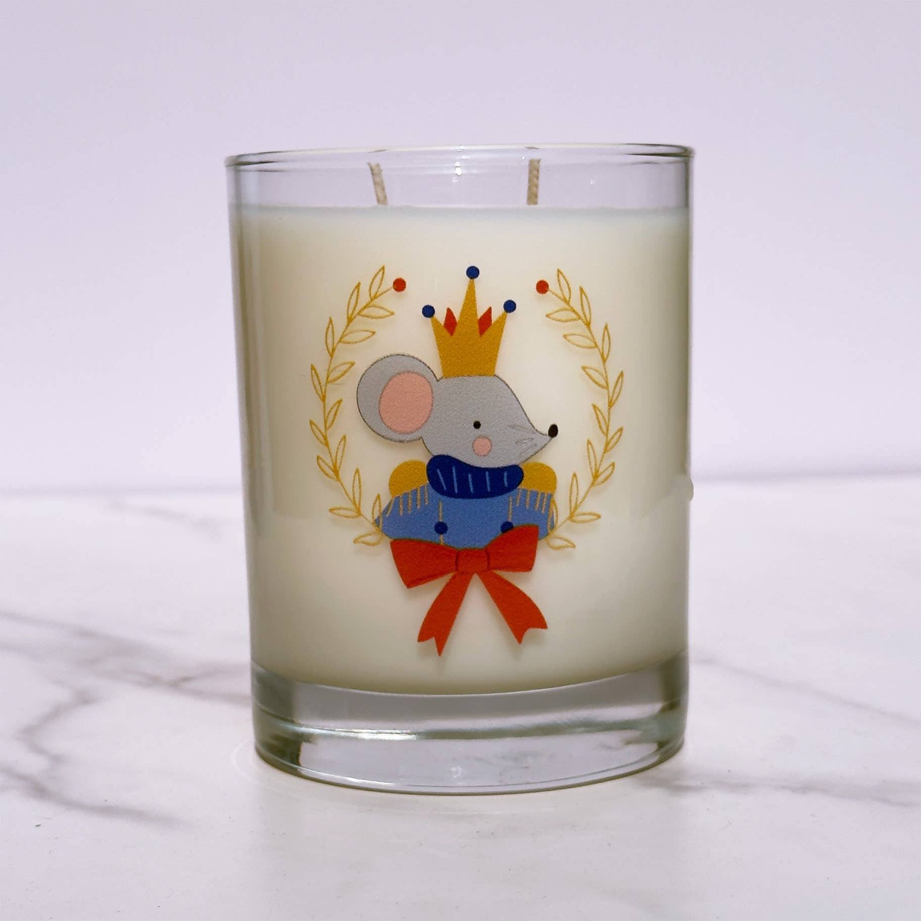 Mouse King 11oz Soy Holiday Candle - Peppermint Marshmallow - Veranda Cafe & Mercantile