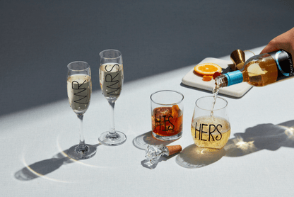 Mr. & Mrs. Flute Set - Veranda Cafe & Mercantile