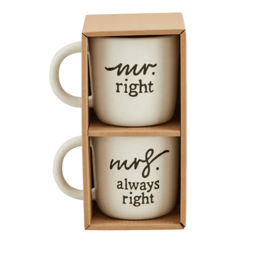 Mr. & Mrs. Mug Set - Veranda Cafe & Mercantile