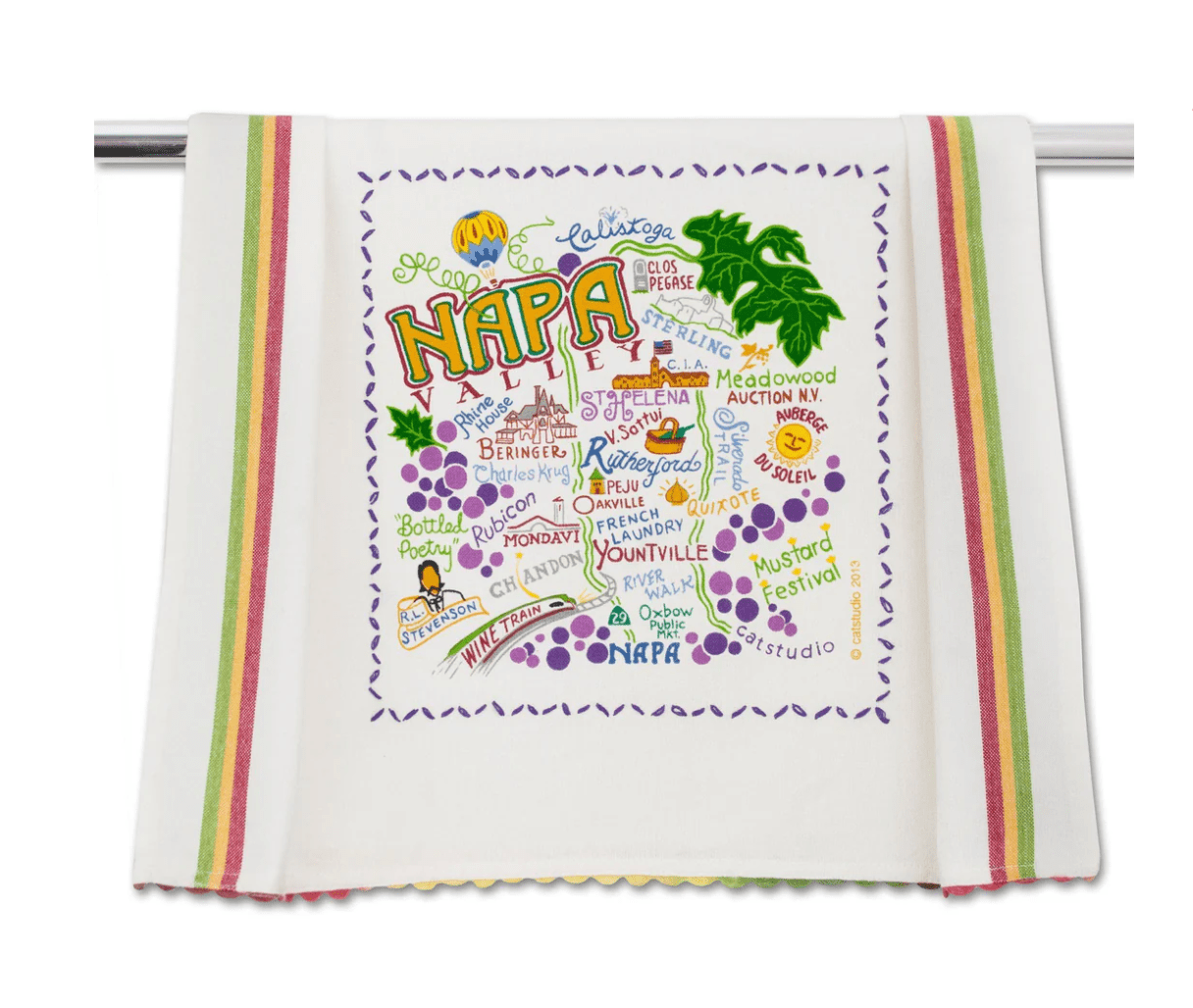 Napa Valley Dish Towel - Veranda Cafe & Mercantile