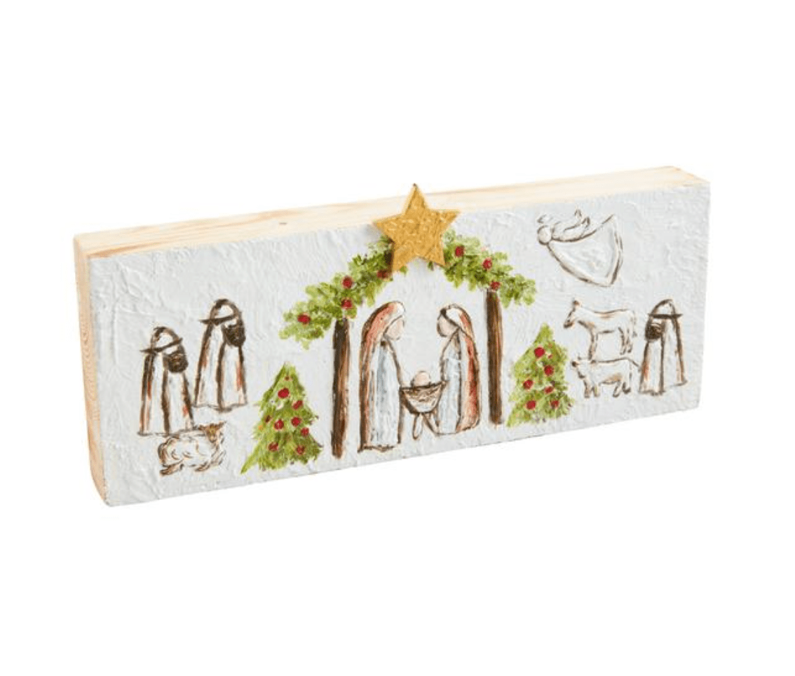 Nativity Plaque - Veranda Cafe & Mercantile