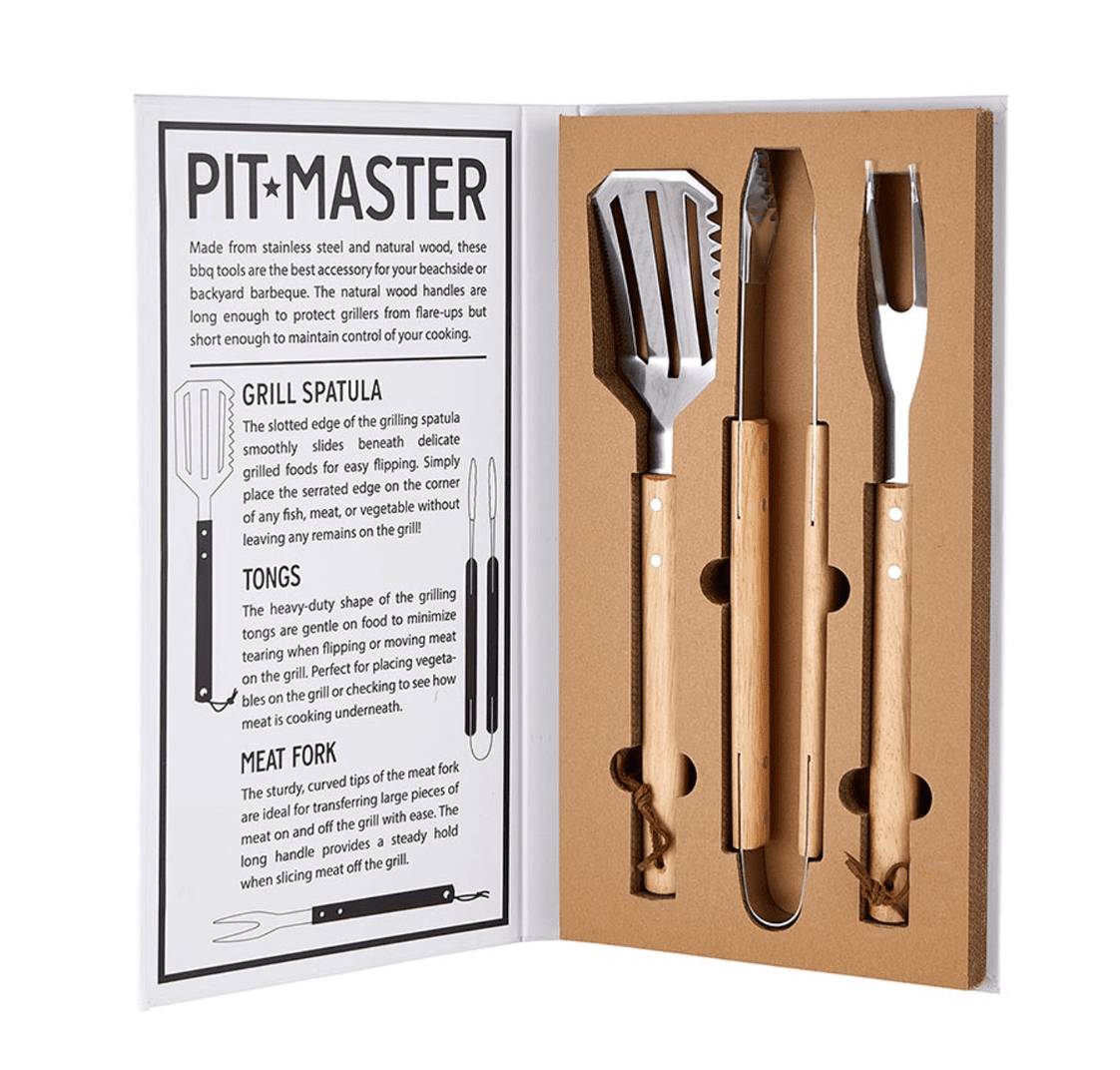 Natural BBQ Tools Book Box - Licensed to Grill - Veranda Cafe & Mercantile