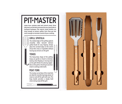 Natural BBQ Tools Book Box - Licensed to Grill - Veranda Cafe & Mercantile