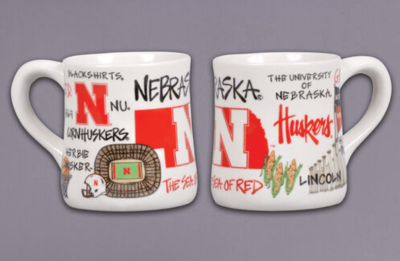 Nebraska, University of Icon Mug - Veranda Cafe & Mercantile