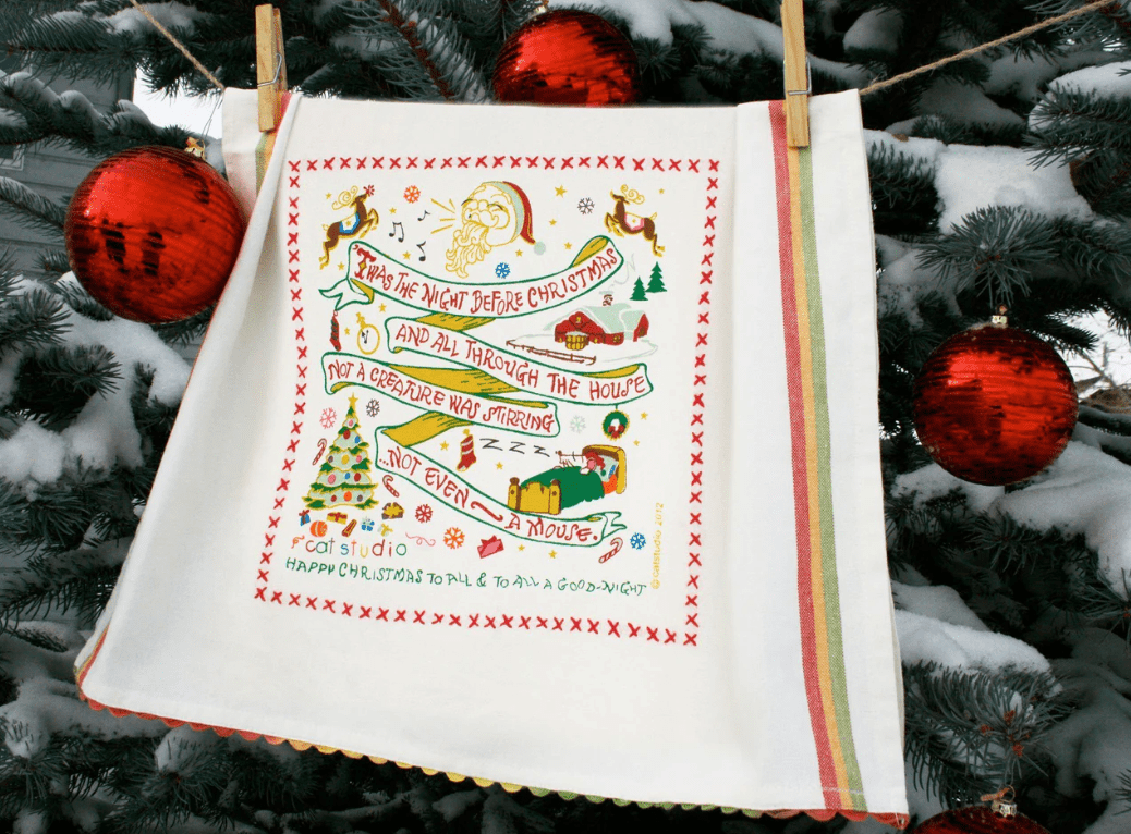 Night Before Christmas Dish Towel - Veranda Cafe & Mercantile