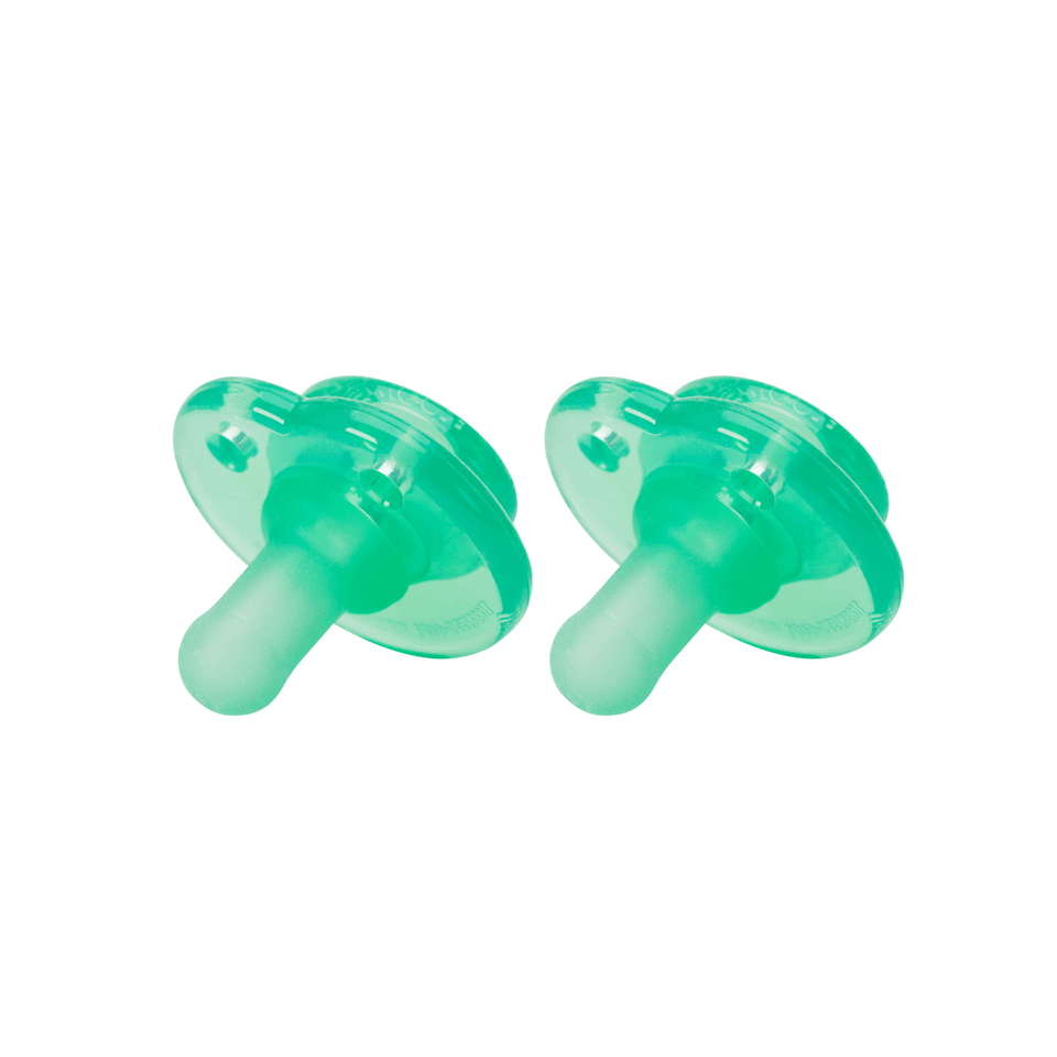 Nookums Paci - Plushies Replacement Pacifier - Green 2 Pack - Veranda Cafe & Mercantile