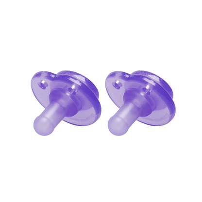 Nookums Paci - Plushies Replacement Pacifier - Purple 2 Pack - Veranda Cafe & Mercantile