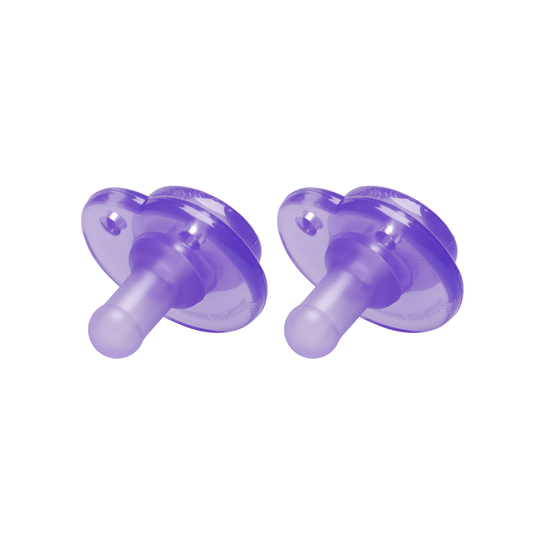 Nookums Paci - Plushies Replacement Pacifier - Purple 2 Pack - Veranda Cafe & Mercantile