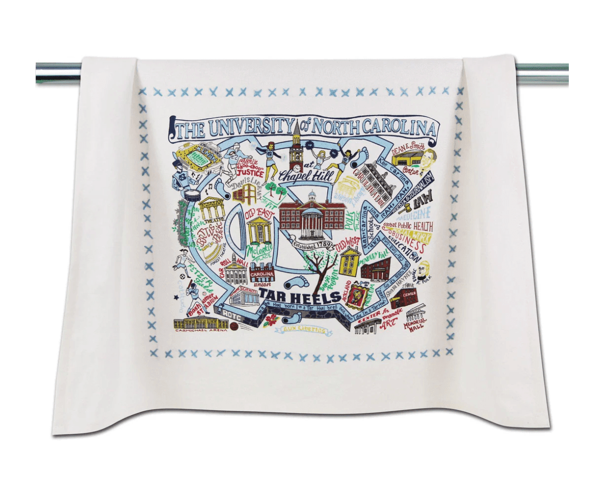 North Carolina, University of Dish Towel - Veranda Cafe & Mercantile