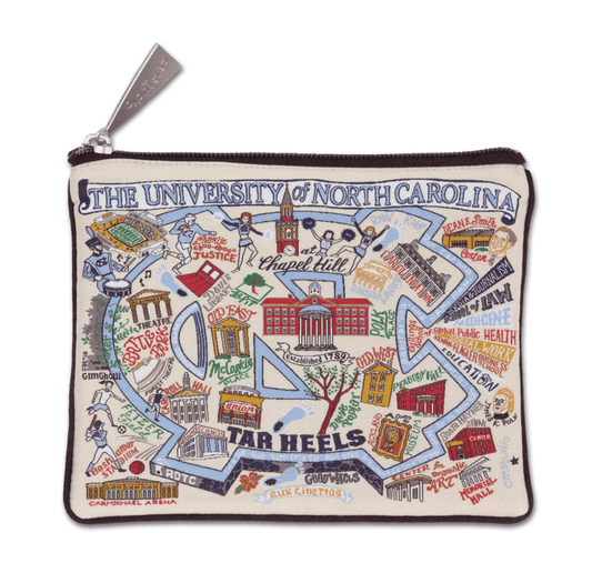 North Carolina, University of Zip Pouch - Veranda Cafe & Mercantile