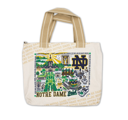 Notre Dame, University of Collegiate Tote Bag - Veranda Cafe & Mercantile