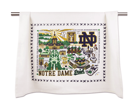 Notre Dame, University of Dish Towel - Veranda Cafe & Mercantile