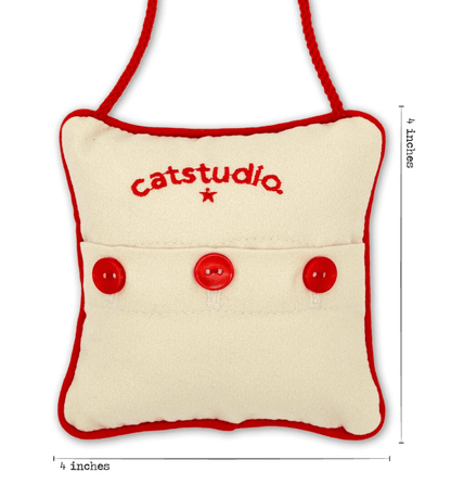 Nutcracker Mini Pillow Ornament - Veranda Cafe & Mercantile