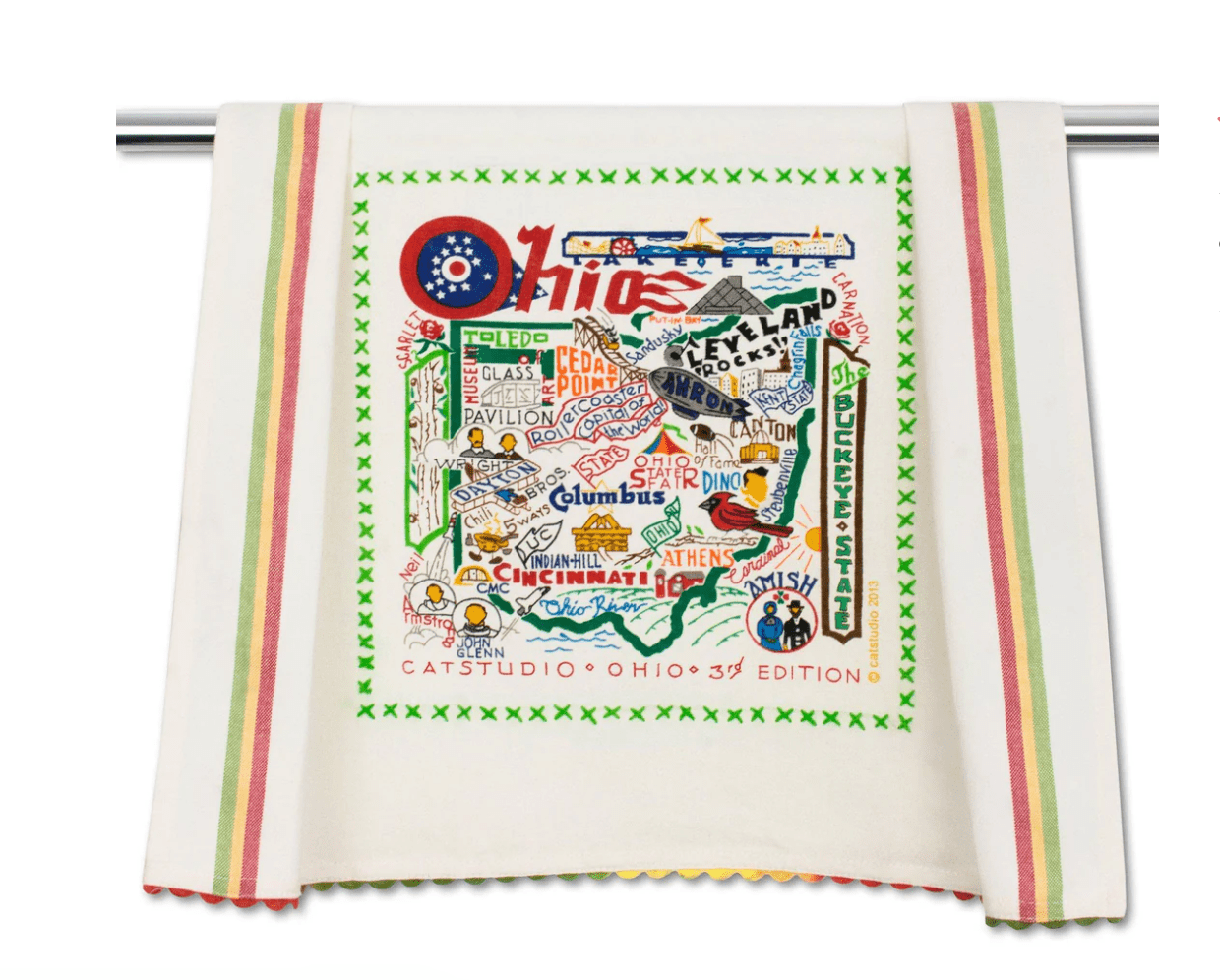 Ohio Dish Towel - Veranda Cafe & Mercantile