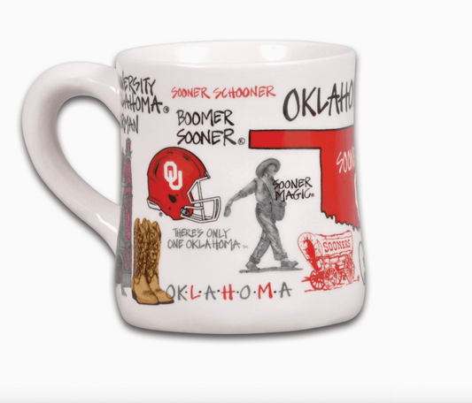 Oklahoma, University of Icon Mug - Veranda Cafe & Mercantile