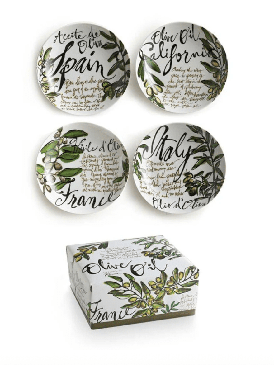 Olive Oil Dipping Dishes - Set of 4 - Veranda Cafe & Mercantile