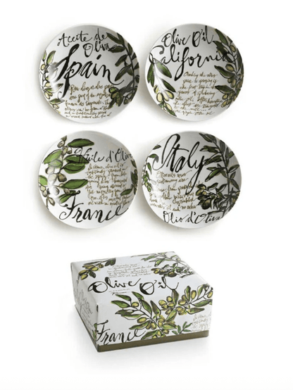 Olive Oil Dipping Dishes - Set of 4 - Veranda Cafe & Mercantile