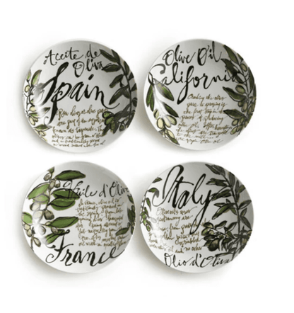 Olive Oil Dipping Dishes - Set of 4 - Veranda Cafe & Mercantile