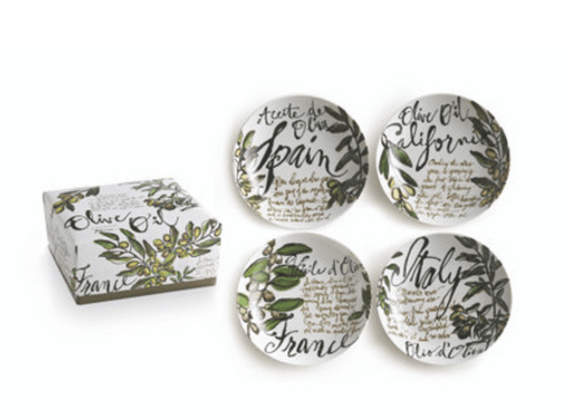 Olive Oil Pasta Bowls - Set of 4 - Veranda Cafe & Mercantile