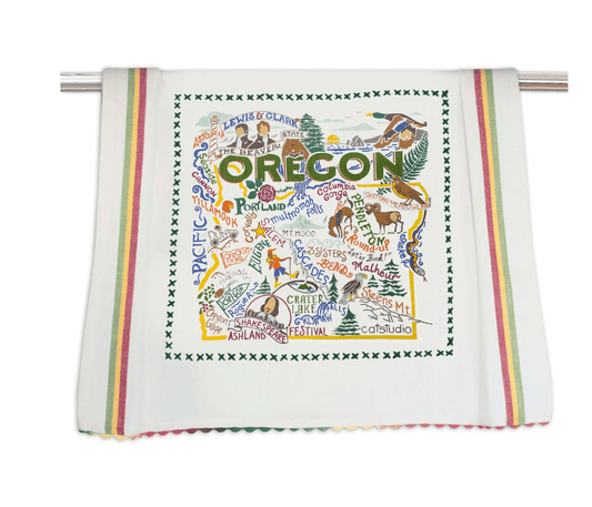 Oregon Dish Towel - Veranda Cafe & Mercantile